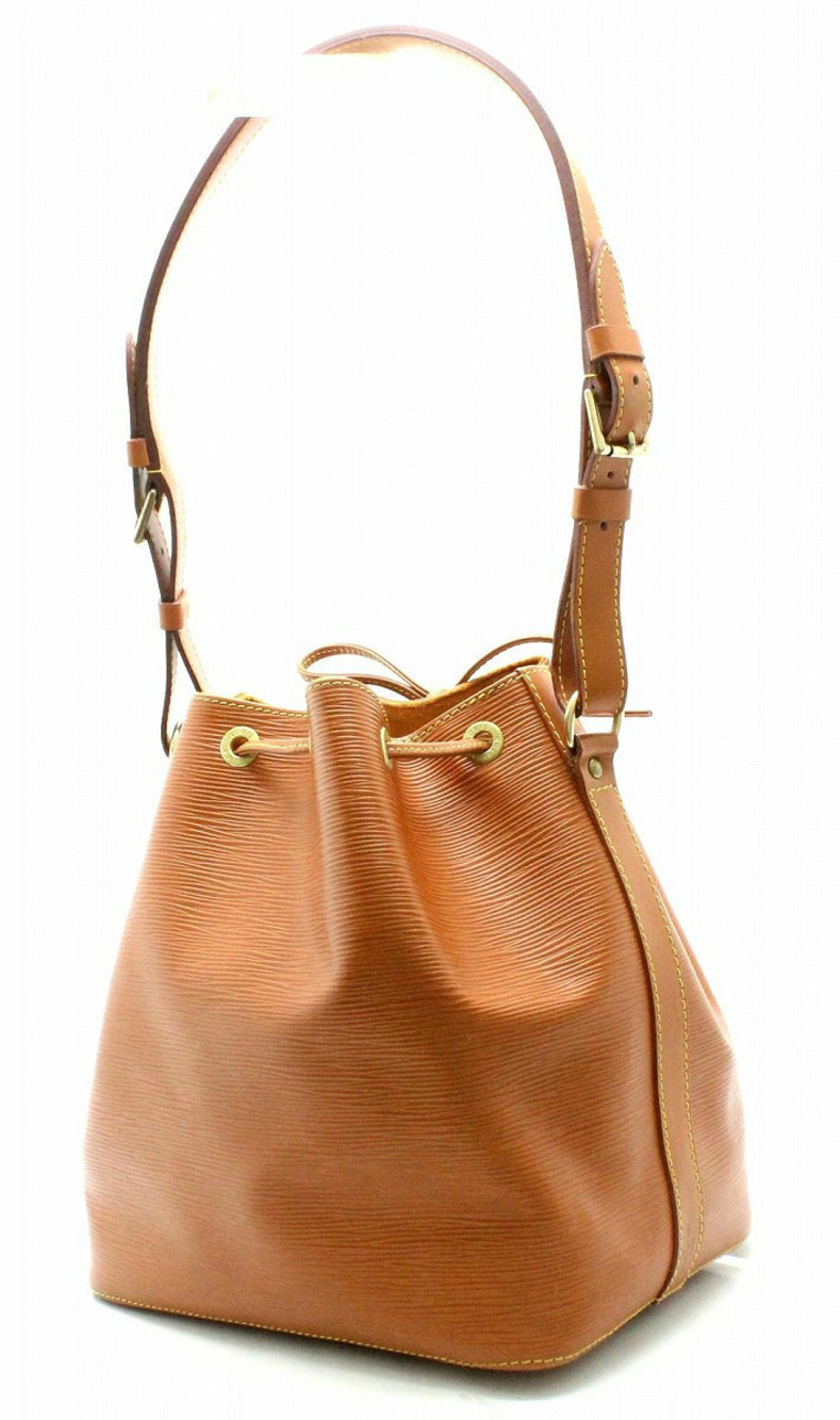 Louis Vuitton Shoulder Bag Noe Epi Hobo Brown